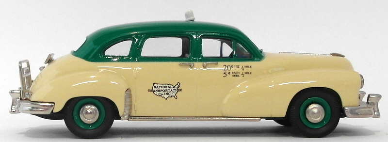 Brooklin 1/43 Scale BRK89B  - 1949 Checker New York Taxicab Biege/Green