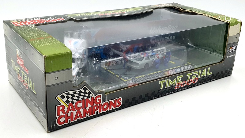 Racing Champions 1/64 Scale 93428 NASCAR Transporter Stock Car With Pit Crew