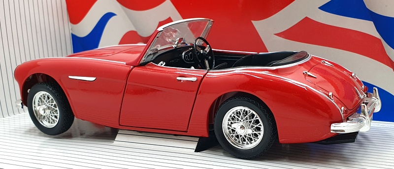 Ertl 1/18 Scale Diecast - 7460 1961 Austin Healey 3000 MK2 - Red