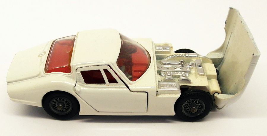 Corgi Toys Vintage Diecast Model Car 324 - Marcos 1800 GT - White