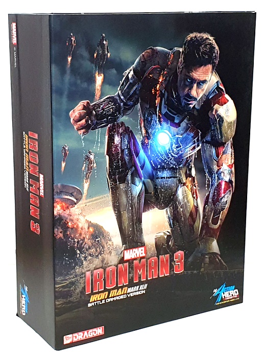 Dragon Models 1/9 Scale Kit 38118 - Iron Man 3 Mk. 42 Battle Damaged Version Dragon Models 1/9 Scale Kit 38118 - Iron Man 3 Mk. 42 Battle Damaged Version