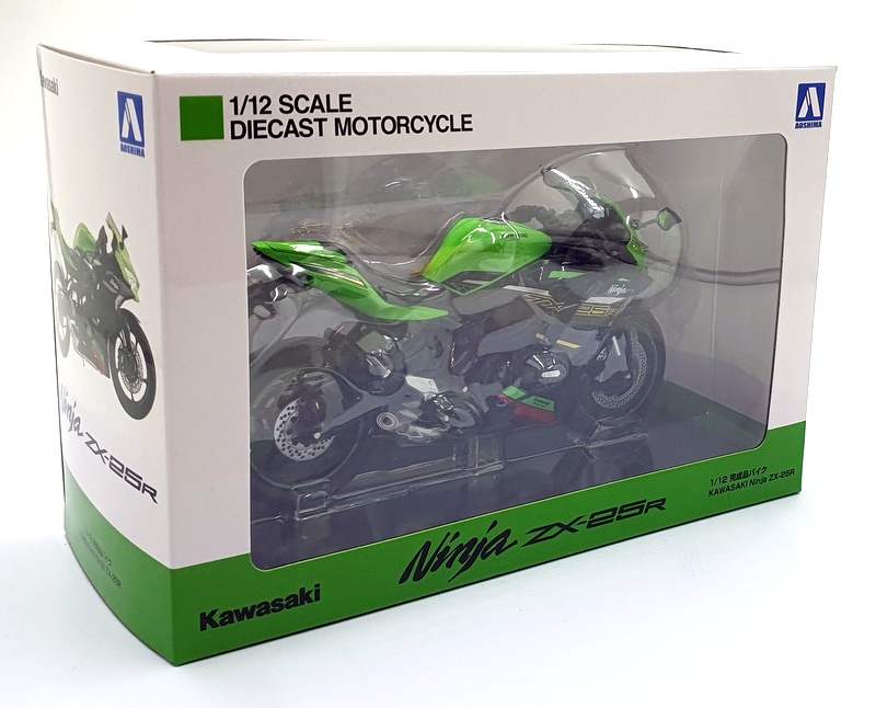 Aoshima 1/12 Scale 109694-3700 - Kawasaki Ninja ZX-25R Motorcycle