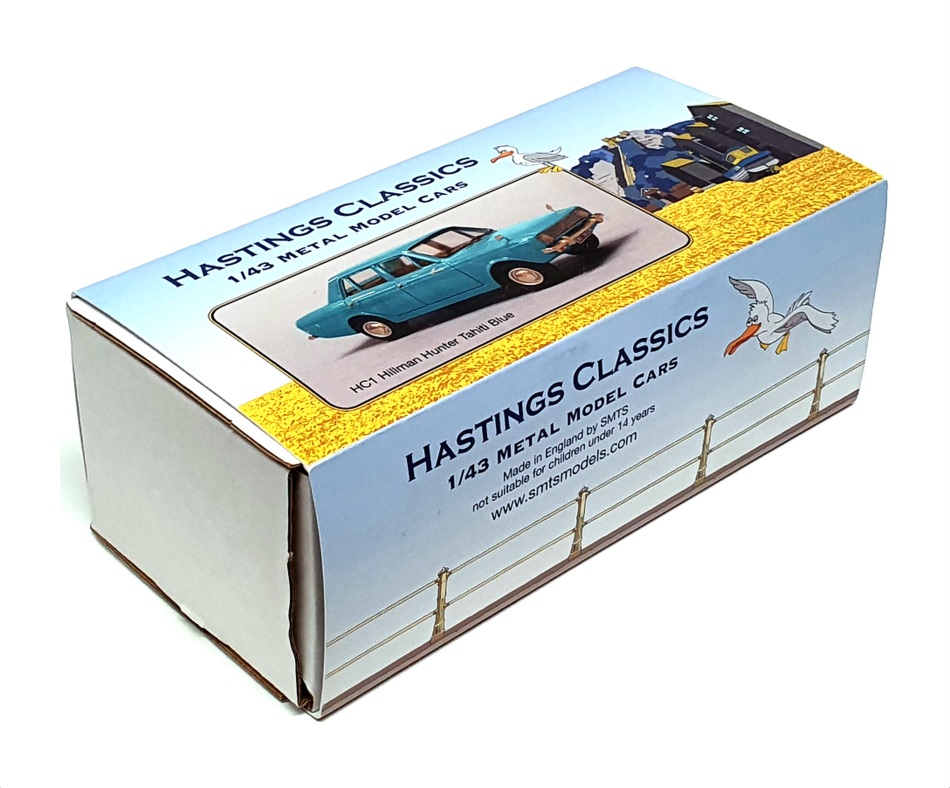 Hastings Classics (SMTS) 1/43 Scale HC1 - Hillman Hunter - Tahiti Blue