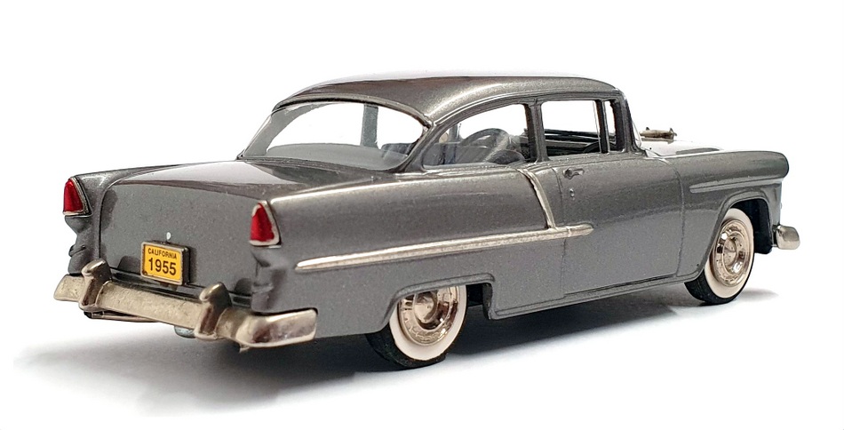 Unknown Brand ? 1/43 Scale UKCB02 - 1955 Chevrolet Bel Air - Met Grey