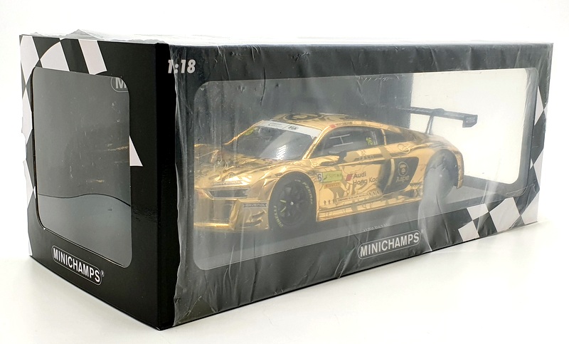 Minichamps 1/18 Scale 155 161185 - Audi R8 LMS M.Lee FIA GT Cup 2016 - Gold