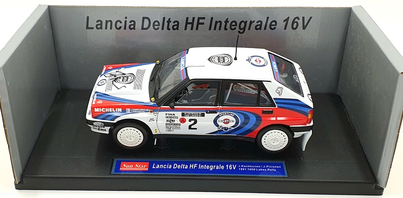 Sun Star 1/18 Scale 3104 - Lancia Delta HF Integrale 16V 1991 1000 Lakes