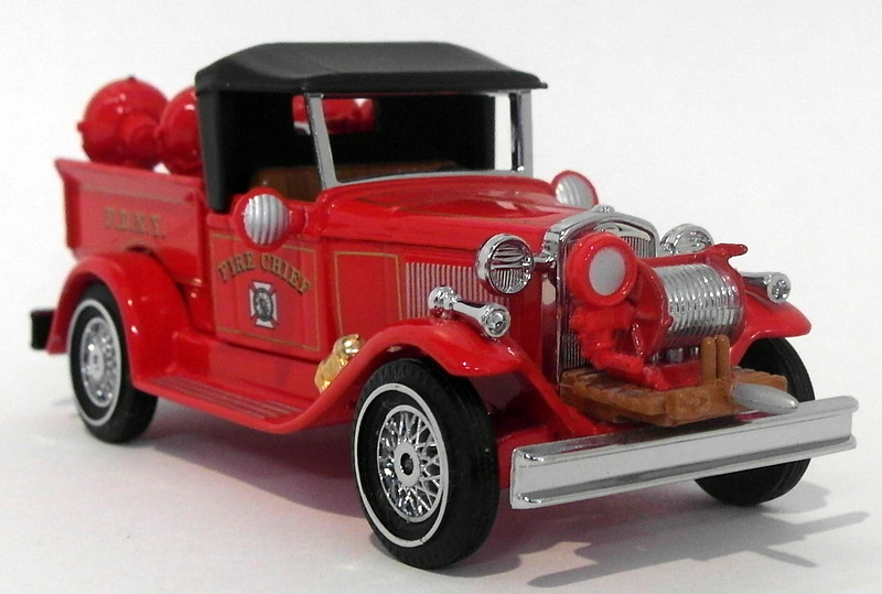 Matchbox 1/43 Scale Diecast YFE12 - 1930 Ford Model A Battalion Chiefs Vehicle