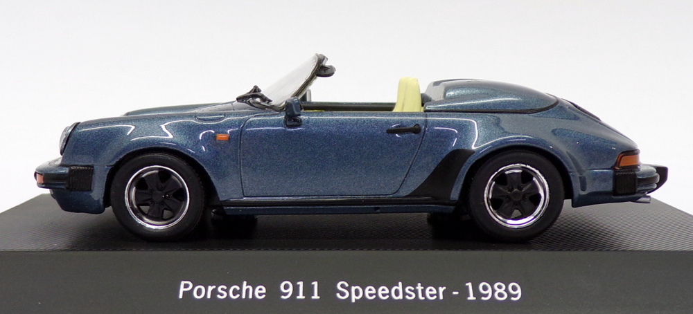 Atlas Editions 1/43 Scale 7114015 - 1989 Porsche 911 Carrera 4S - Met Blue