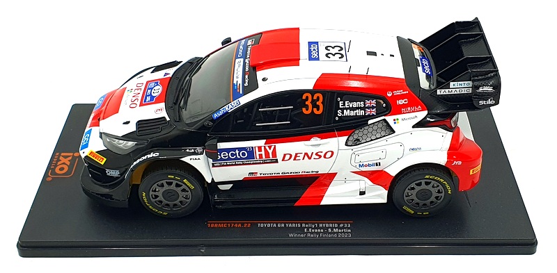 IXO Models 1/18 Scale 18RMC174A - Toyota GR Yaris Rally1 Hybrid