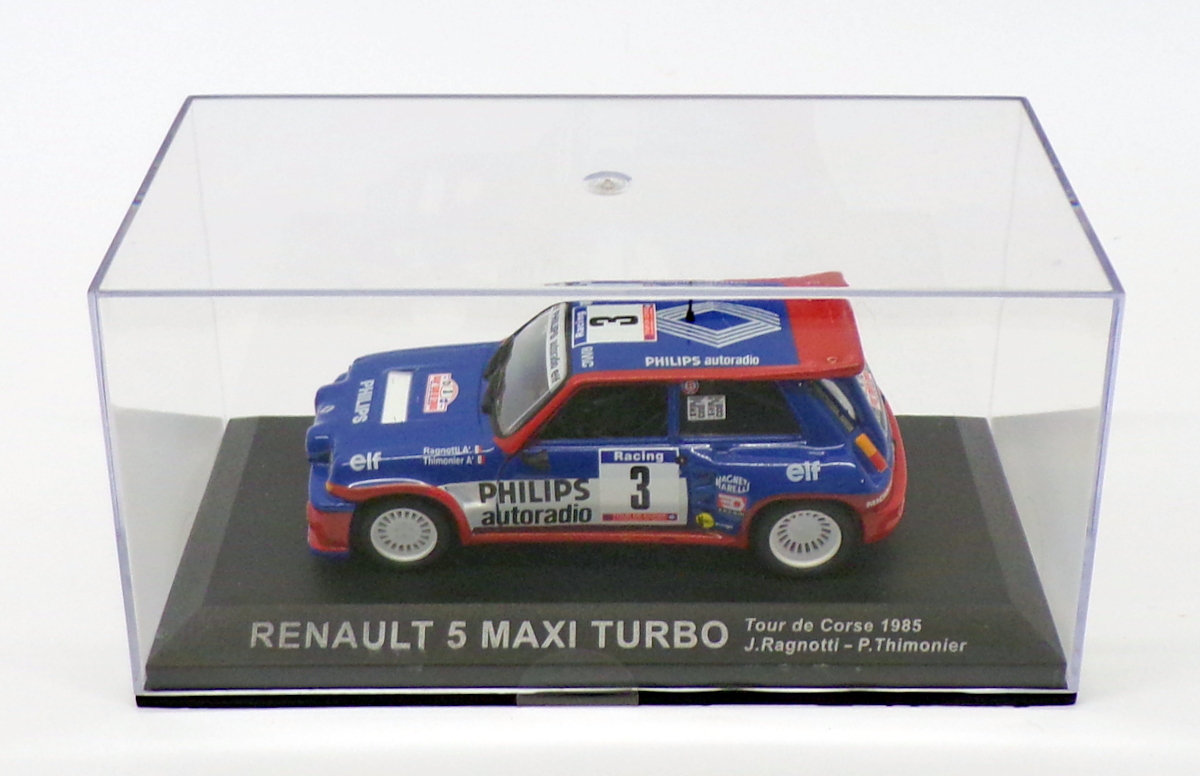 Altaya 1/43 Scale AL111219 - Renault 5 Maxi Turbo - #3 Tour De Corsa 1985