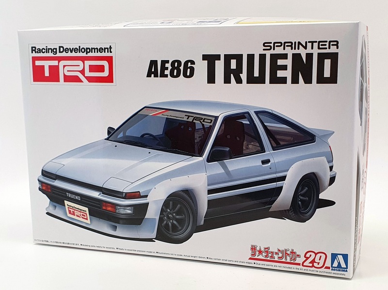 Aoshima 1/24 Scale Kit 05969 - 1984 Toyota AE86 Trueno Sprinter GT-Apex
