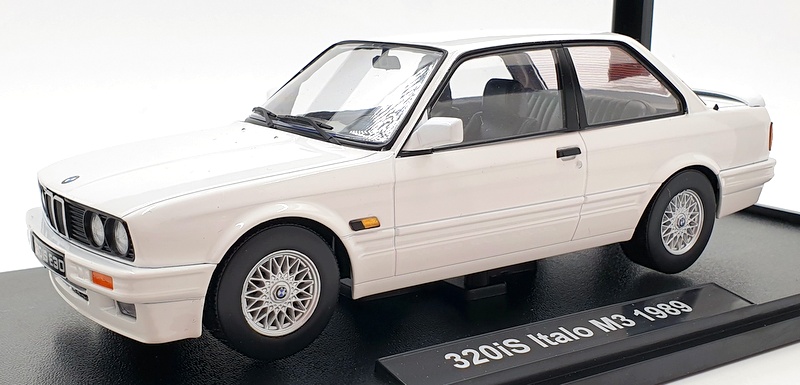 KK Scale 1/18 Scale Diecast KKDC180882 - BMW 320iS Italo M3 1989 - White KK Scale 1/18 Scale Diecast KKDC180882 - BMW 320iS Italo M3 1989 - White