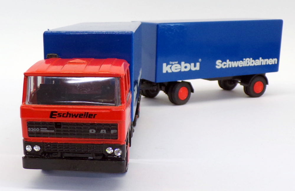 Lion Toys 1/50 Scale Diecast No.74 DAF 3300 Truck & Trailer Kebu eBay