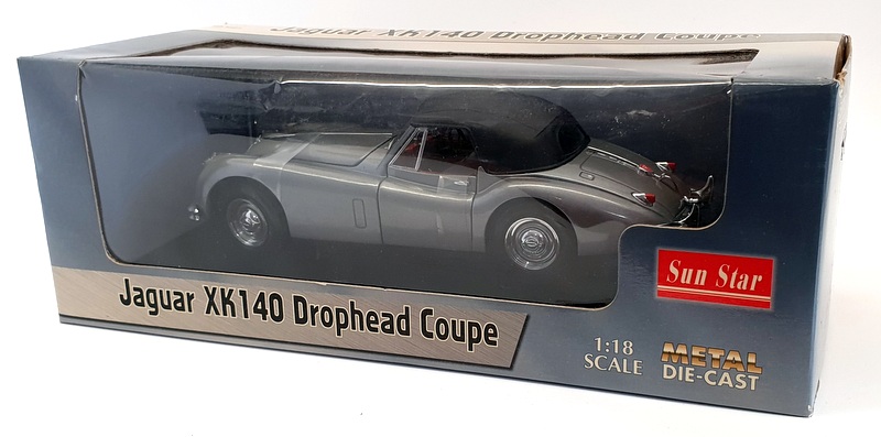 Sunstar 1/18 Scale 3201 - Jaguar XK140 Drophead Coupe - Metallic