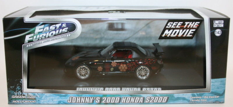 GREENLIGHT FAST /& FURIOUS 1:43 JOHNNY/'S 2000 HONDA S2000