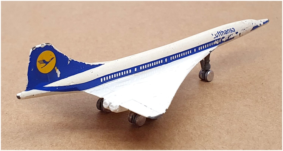 Schuco Appx 12cm Long Diecast 784/5 - Lufthansa Concorde