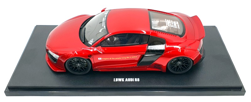 Gt Spirit 1/18 Scale Resin GT892 - Audi R8 By LB-Works - Red