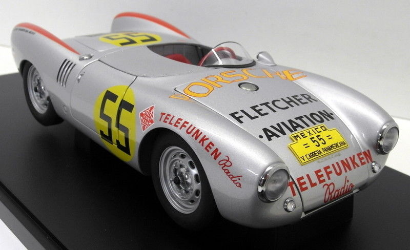 AutoArt 1/18 Scale Diecast  85470 Porsche 550 Spyder Panamericana 1954 #55