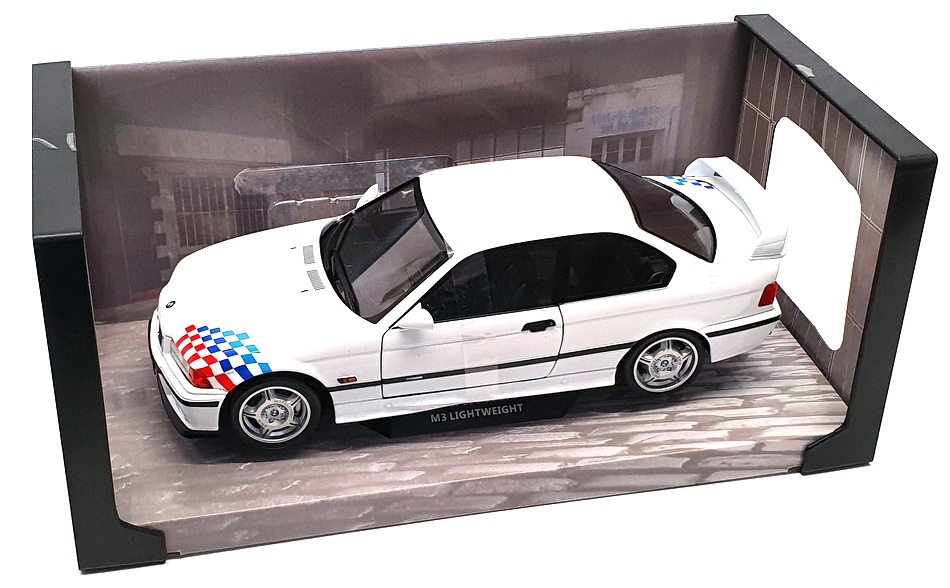Solido 1/18 Scale S1803903 - BMW E36 Coupe M3 Lightweight - White