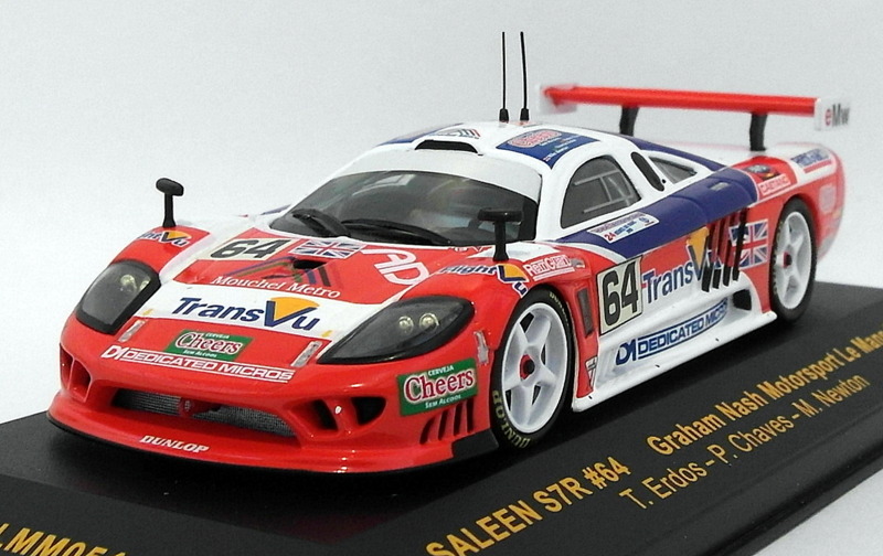 Ixo Models 1/43 Scale Diecast LMM054 - Saleen S7R #64 Le Mans 2003