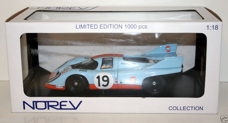 NOREV 1/18 - 187580D PORSCHE 917K GULF PORSCHE LE MANS 24H 1971 #19 ATTWOOD NOREV 1/18 - 187580D PORSCHE 917K GULF PORSCHE LE MANS 24H 1971 #19 ATTWOOD