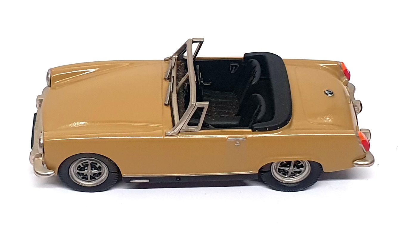 JEM Miniatures 1/43 Scale JEM14 1972-4 MG Midget Rostyle Open Harvest Gold/Black