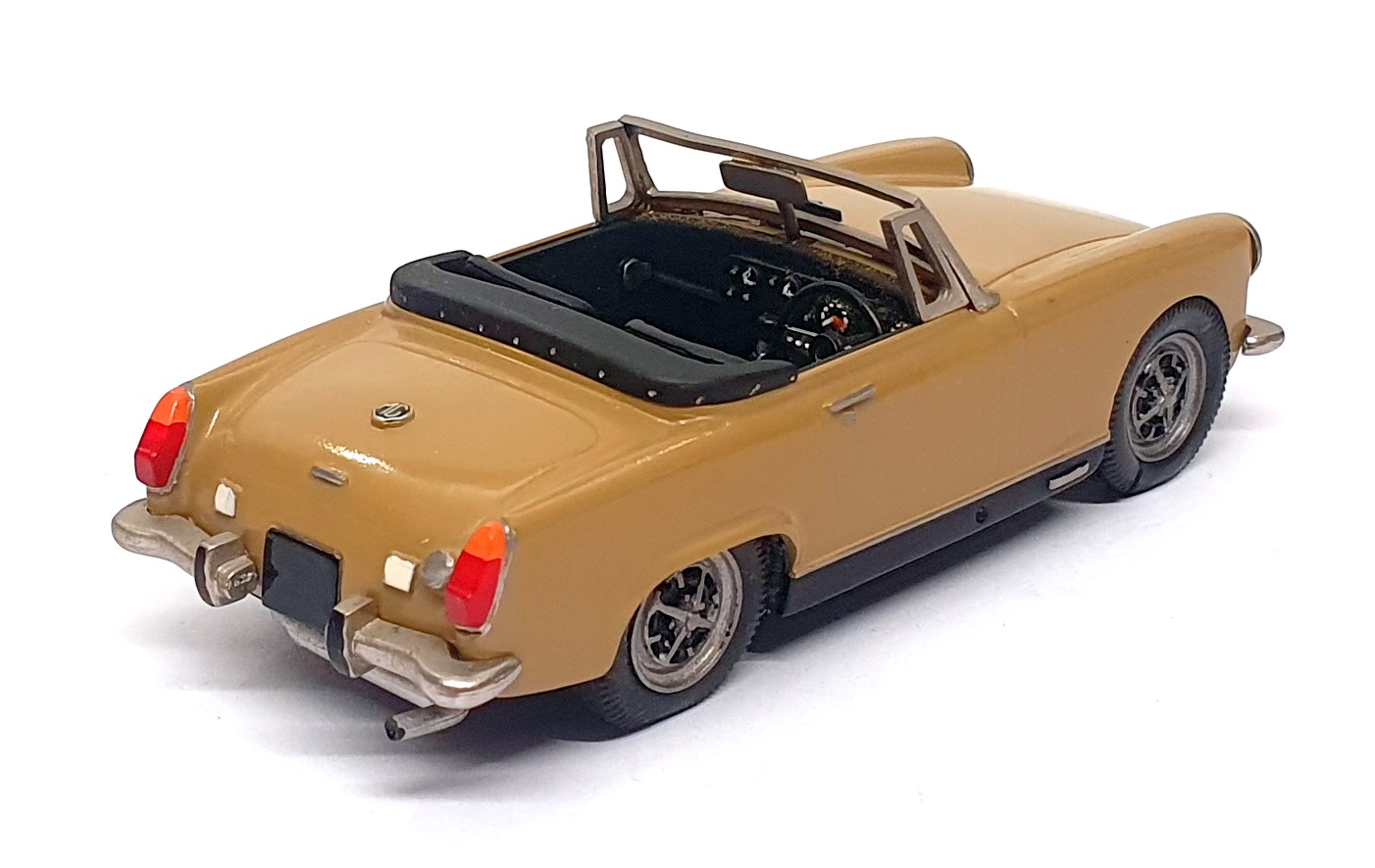 JEM Miniatures 1/43 Scale JEM14 1972-4 MG Midget Rostyle Open Harvest Gold/Black