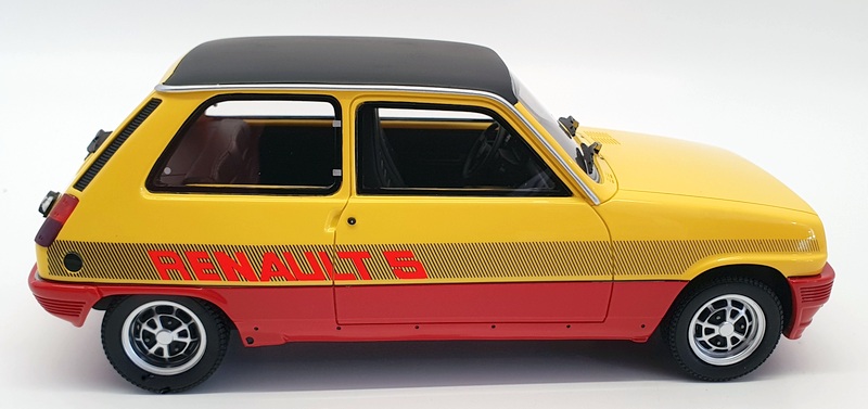 Otto Mobile 1/18 Scale Resin OT891 - 1978 Renault 5 TS Monte Carlo - Yellow/Red