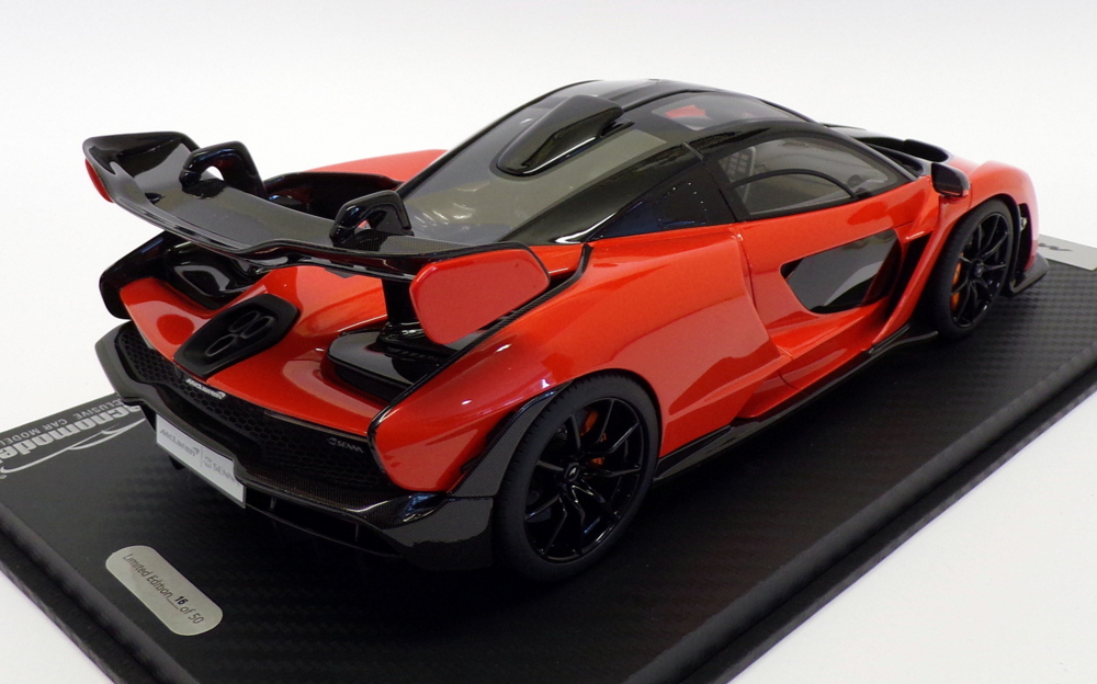 Tecnomodel 1/18 Scale T18-EX07D - 2018 McLaren Senna - Mira Orange