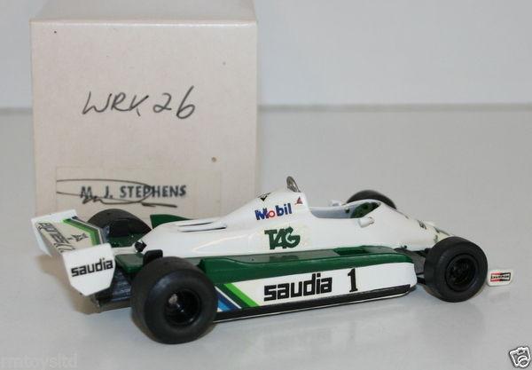 WESTERN MODELS SIGNED 1st VERSION - 1/43 SCALE WRK26 LEYLAND WILLIAMS FW07B #1