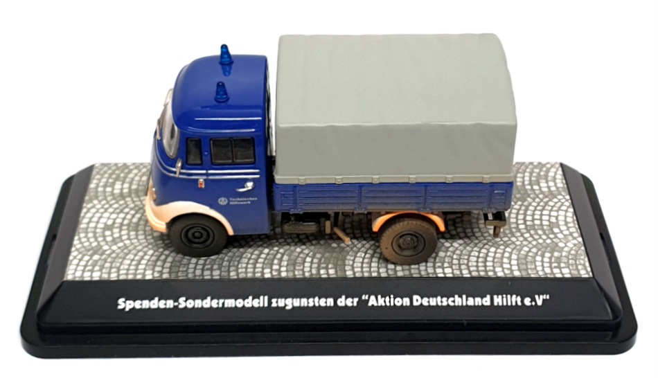 Premium ClassiXXs 1/43 Scale 11056 Mercedes Benz L319 Truck Weathered (THW) Blue Premium ClassiXXs 1/43 Scale 11056 Mercedes Benz L319 Truck Weathered (THW) Blue