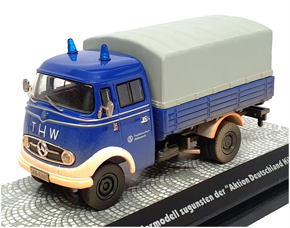 Premium ClassiXXs 1/43 Scale 11056 Mercedes Benz L319 Truck Weathered (THW) Blue Premium ClassiXXs 1/43 Scale 11056 Mercedes Benz L319 Truck Weathered (THW) Blue