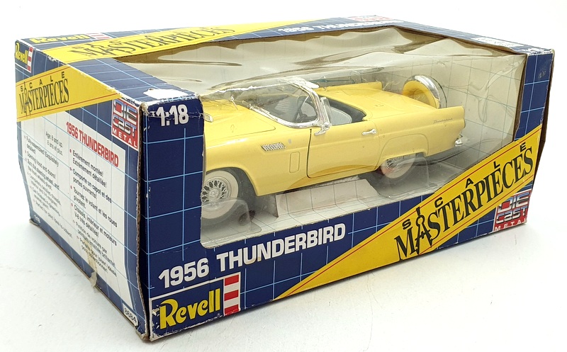 Revell 1/18 Scale Diecast 8684 - 1956 Ford Thunderbird - Yellow