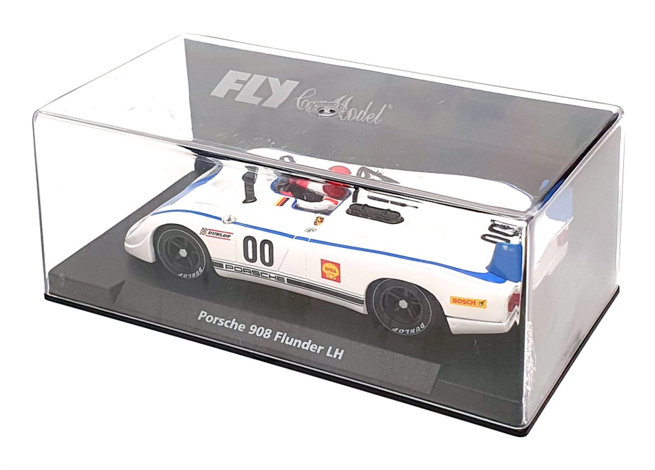 Fly 1/32 Scale Slot Car 88121 - Porsche 908 Flunder LH - #00 White