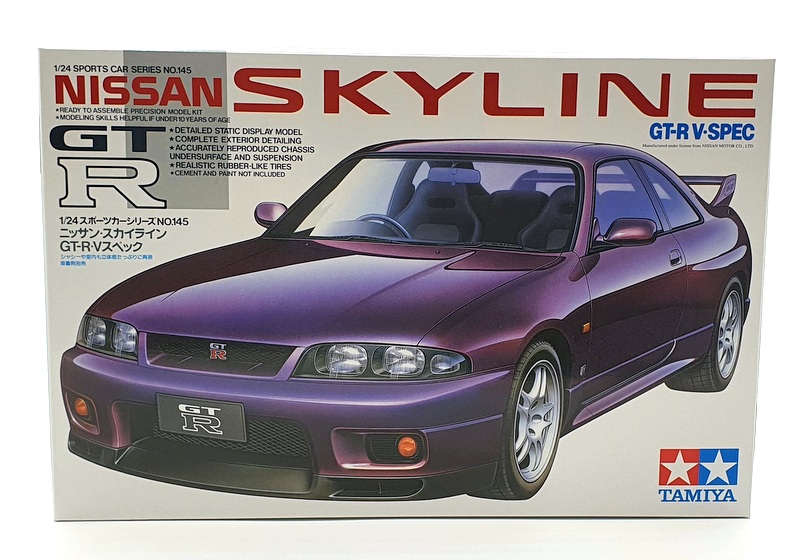 Tamiya 1/24 Scale Model Kit 24145 - Nissan Skyline GT-R V