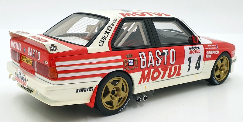 Otto Mobile 1/18 Scale Resin OT669 - BMW M3 E30 TDC1989 - Bastos M.Perin