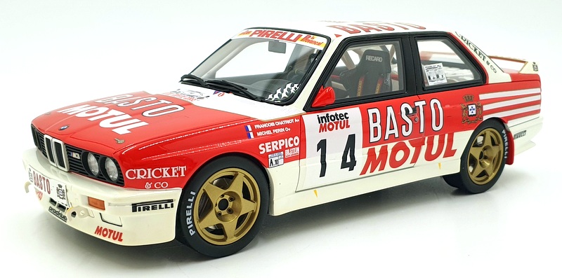 Otto Mobile 1/18 Scale Resin OT669 - BMW M3 E30 TDC1989 - Bastos M.Perin