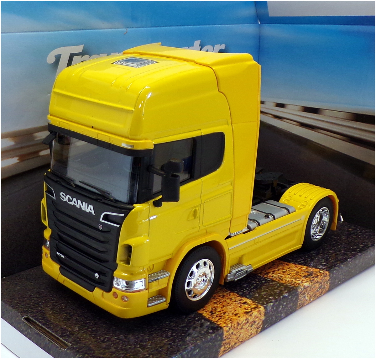 Welly 1/32 Scale Truck 32670S-W - Scania V8 R730 - Yellow | eBay