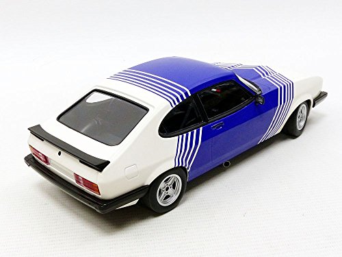 Minichamps 1/18 Diecast 155 788600 - 1978 Ford Capri 3.0 White w/ blue stripes