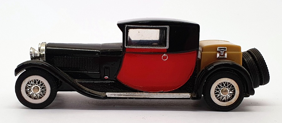 Matchbox 10cm Long Diecast Y-24 - 1927 Bugatti T44 - Black/Red