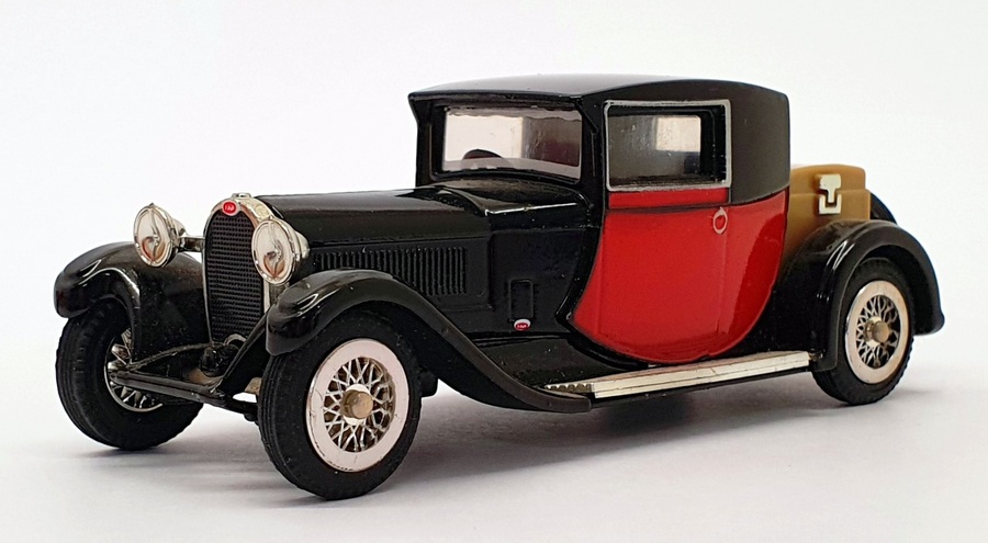 Matchbox 10cm Long Diecast Y-24 - 1927 Bugatti T44 - Black/Red
