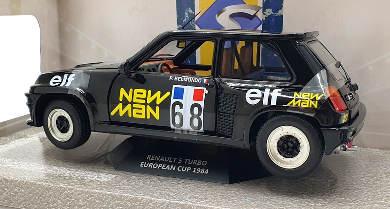 Solido 1/18 Scale Diecast S1801312 - Renault 5 Turbo #68 European Cup 1984 Black