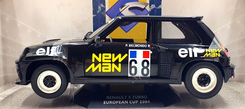 Solido 1/18 Scale Diecast S1801312 - Renault 5 Turbo #68 European Cup 1984 Black
