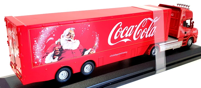 Oxford Diecast 1/76 Scale 76TCAB004CC - Scania T Cab Coca Cola Christmas Truck