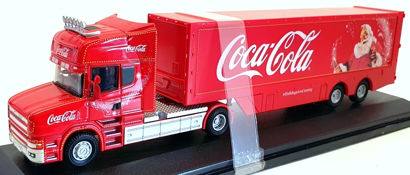 Oxford Diecast 1/76 Scale 76TCAB004CC - Scania T Cab Coca Cola Christmas Truck