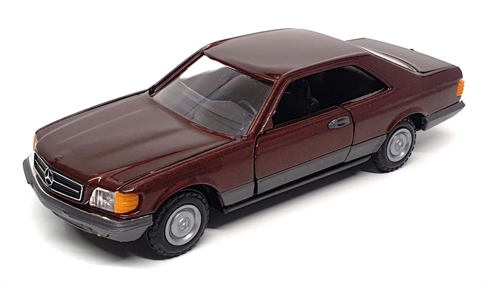 NZG 1/35 Scale Diecast 226 - Mercedes Benz 380SEC 500SEC - Brown