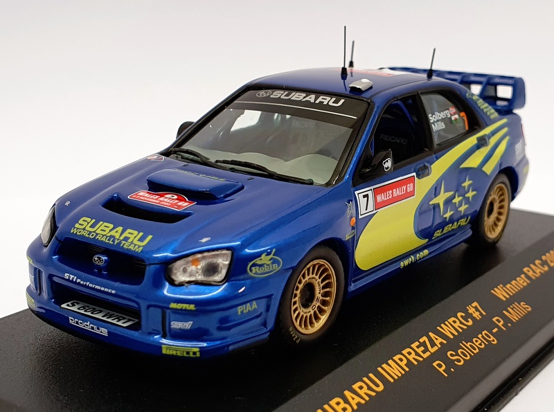 Ixo 1/43 Scale RAM130 Subaru Impreza WRC 7 Winner RAC