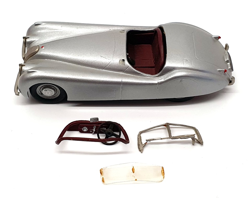 Western Models 1/43 Scale WMS6 - 1949 Jaguar XK120 Roadster - Silver