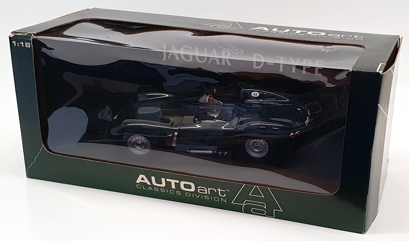 Autoart 1/18 Scale Model Car 73561 - Jaguar D Type Short Nose - Green