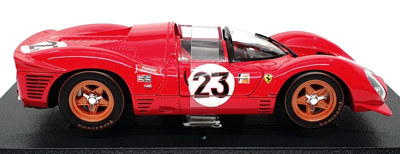 Burago 1/24 Scale Diecast 18-26310 - Ferrari 330 P4 #23 Daytona 1967 - Red Burago 1/24 Scale Diecast 18-26310 - Ferrari 330 P4 #23 Daytona 1967 - Red